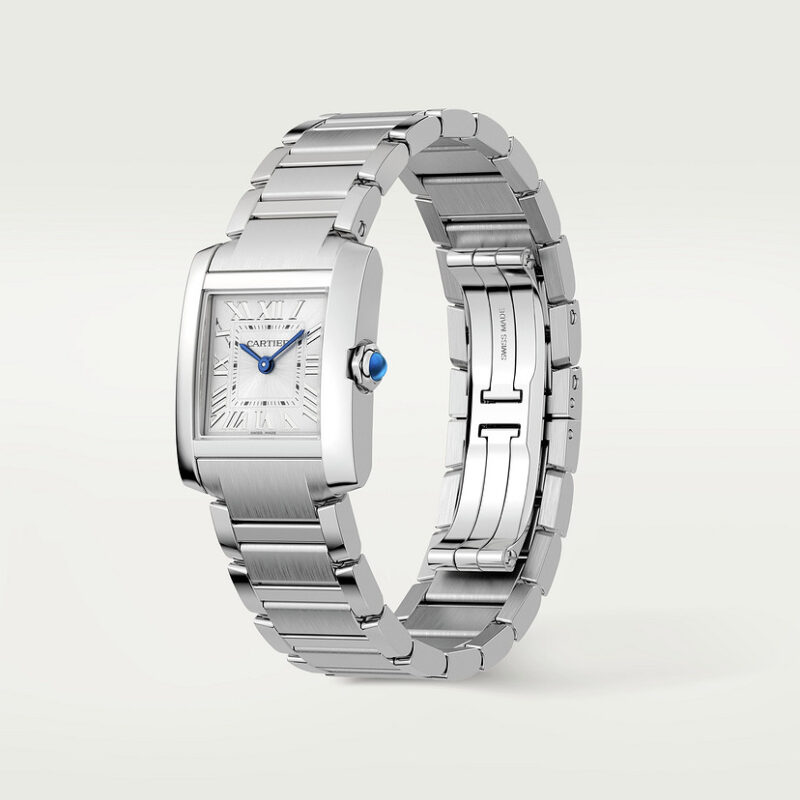 TANK FRANAISE WATCH SMALL MODEL QUARTZ MOVEMENT STEEL CRWSTA0065 - Image 3