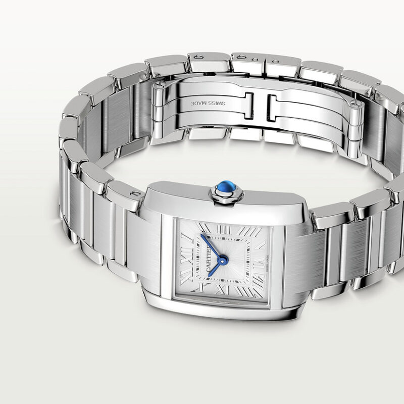 TANK FRANAISE WATCH SMALL MODEL QUARTZ MOVEMENT STEEL CRWSTA0065 - Image 6