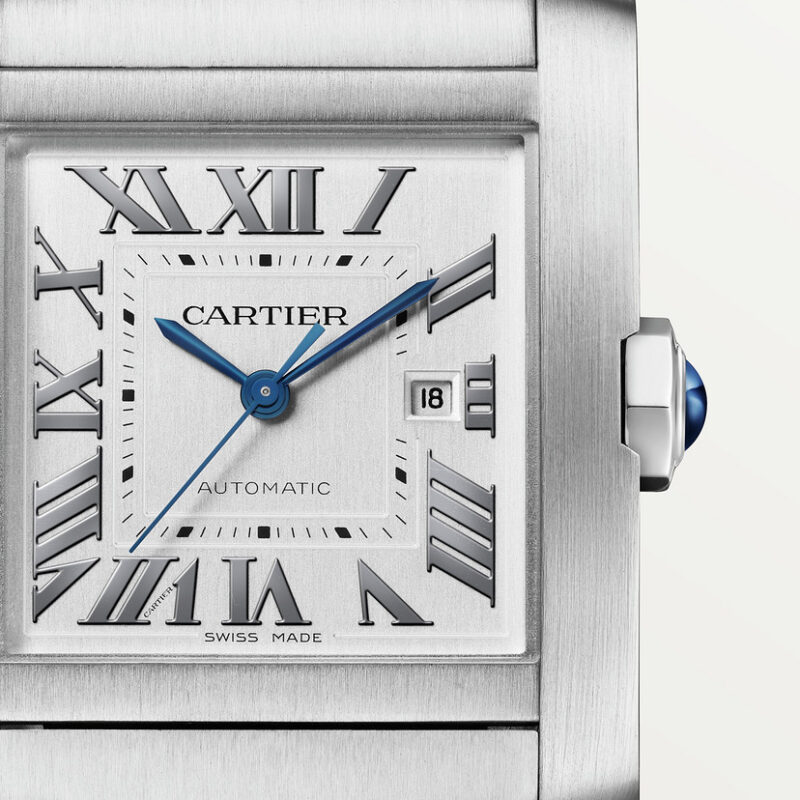 TANK FRANAISE WATCH LARGE MODEL STEEL CRWSTA0067 - Image 9
