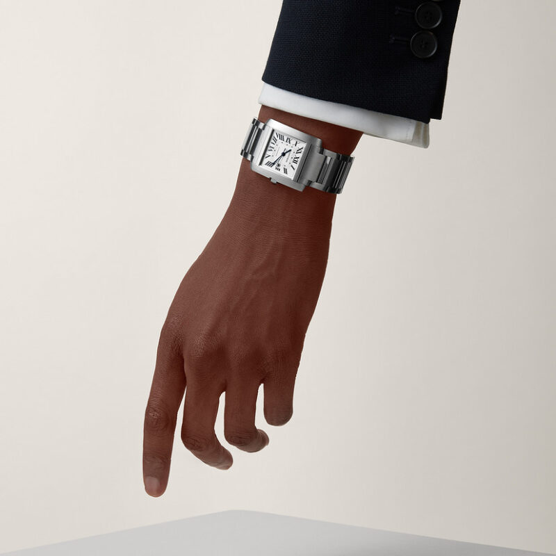 TANK FRANAISE WATCH LARGE MODEL STEEL CRWSTA0067 - Image 10