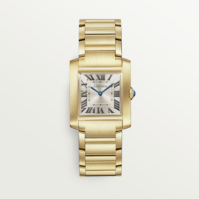 TANK FRANAISE WATCH MEDIUM MODEL QUARTZ MOVEMENT YELLOW GOLD CRWGTA0113