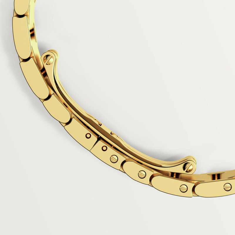TANK FRANAISE WATCH MEDIUM MODEL QUARTZ MOVEMENT YELLOW GOLD CRWGTA0113 - Image 4