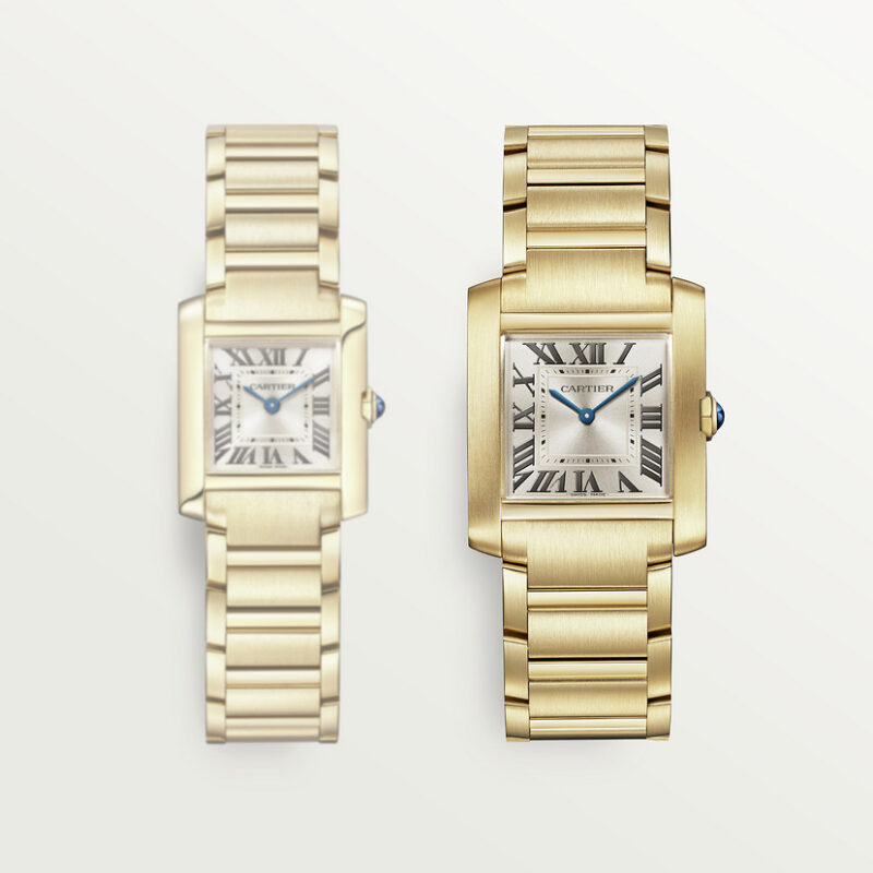 TANK FRANAISE WATCH MEDIUM MODEL QUARTZ MOVEMENT YELLOW GOLD CRWGTA0113 - Image 7
