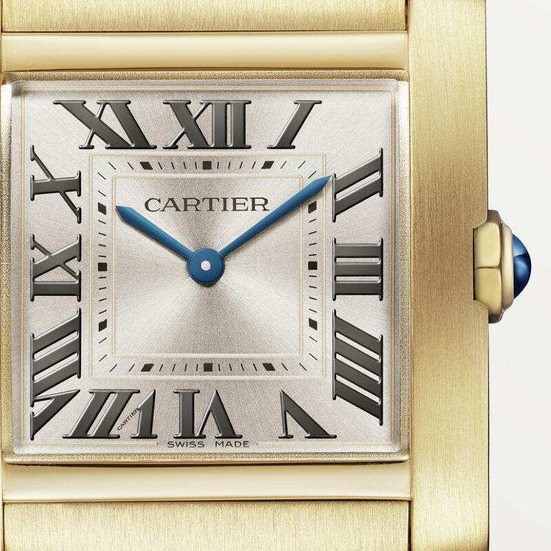 TANK FRANAISE WATCH MEDIUM MODEL QUARTZ MOVEMENT YELLOW GOLD CRWGTA0113 - Image 9
