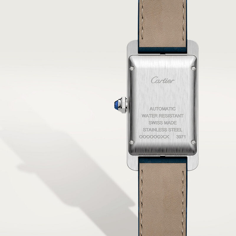 TANK AM??RICAINE WATCH MEDIUM MODEL STEEL LEATHER CRWSTA0044 - Image 3
