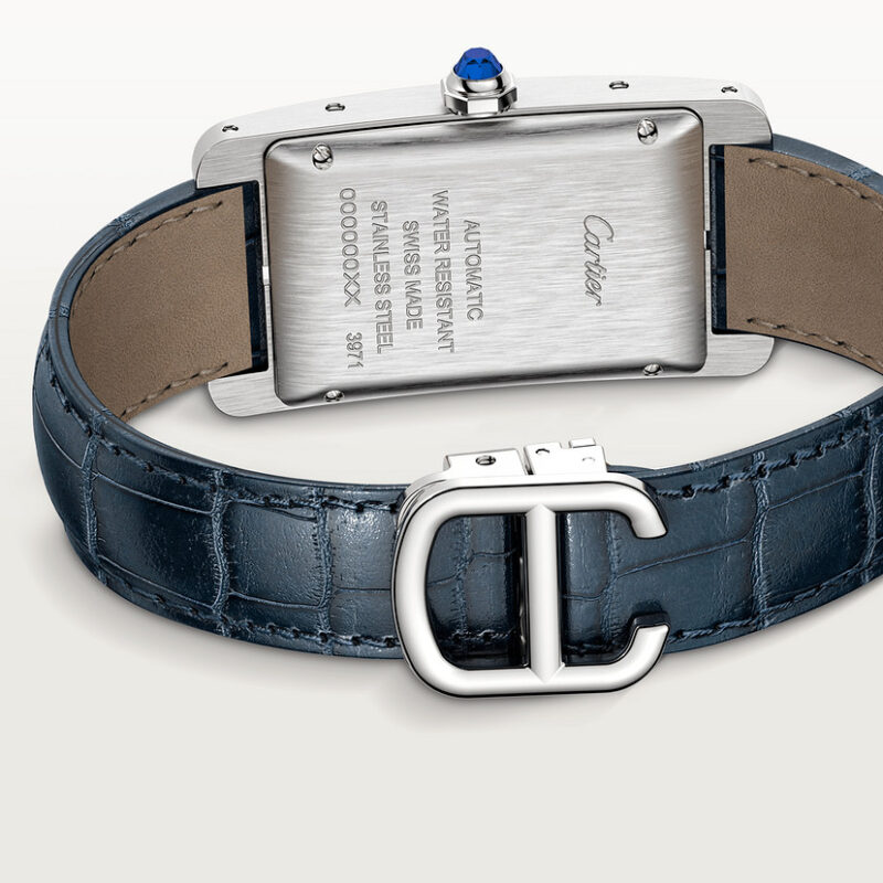 TANK AM??RICAINE WATCH MEDIUM MODEL STEEL LEATHER CRWSTA0044 - Image 4