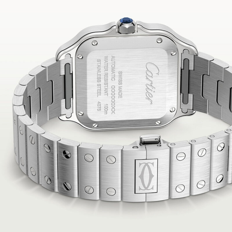 SANTOS DE CARTIER WATCH MEDIUM MODEL STEEL CRWSSA0061 - Image 4