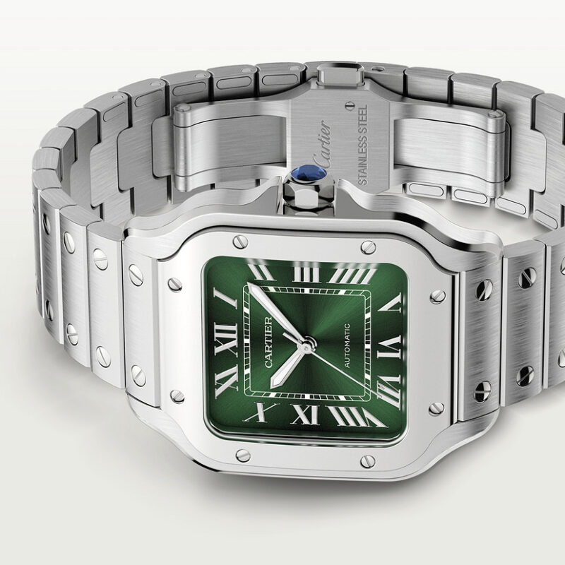 SANTOS DE CARTIER WATCH MEDIUM MODEL STEEL CRWSSA0061 - Image 6