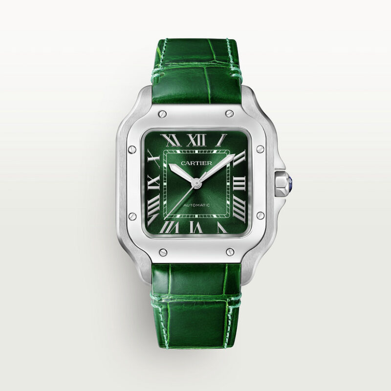 SANTOS DE CARTIER WATCH MEDIUM MODEL STEEL CRWSSA0061 - Image 7