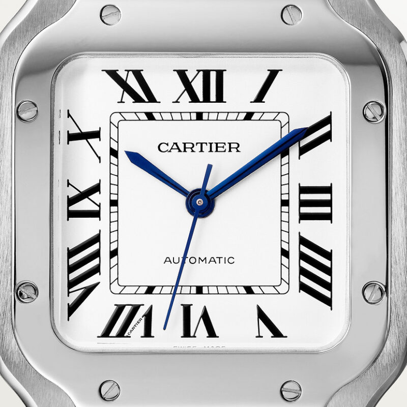 SANTOS DE CARTIER WATCH MEDIUM MODEL STEEL CRWSSA0029 - Image 3