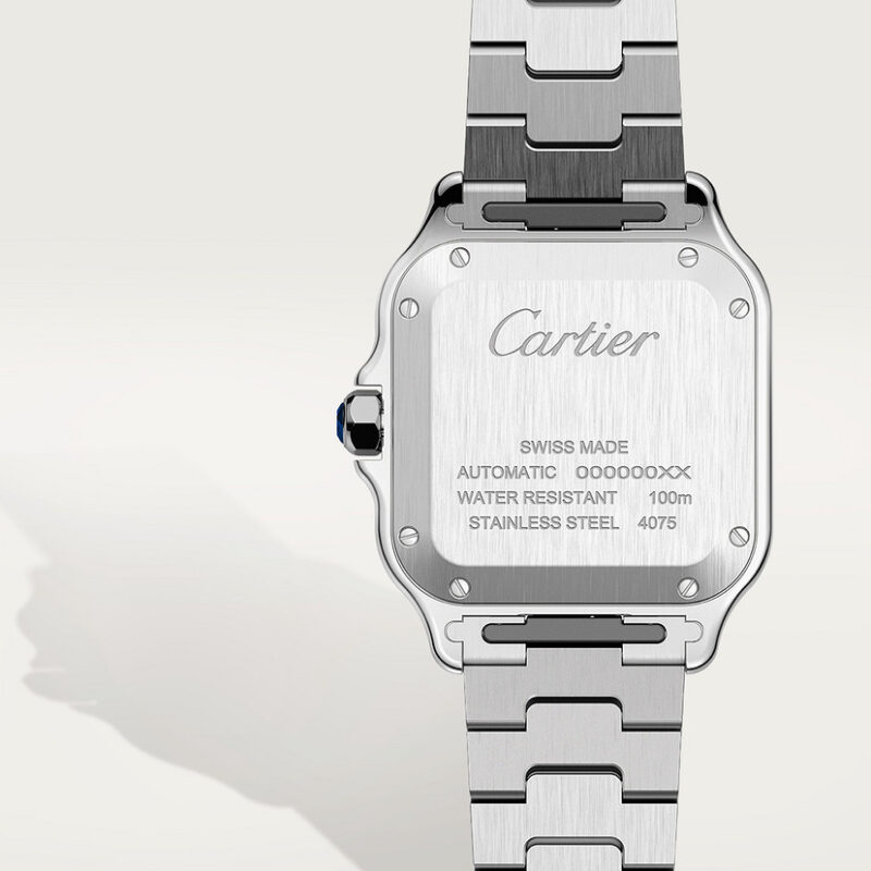 SANTOS DE CARTIER WATCH MEDIUM MODEL STEEL CRWSSA0029 - Image 4