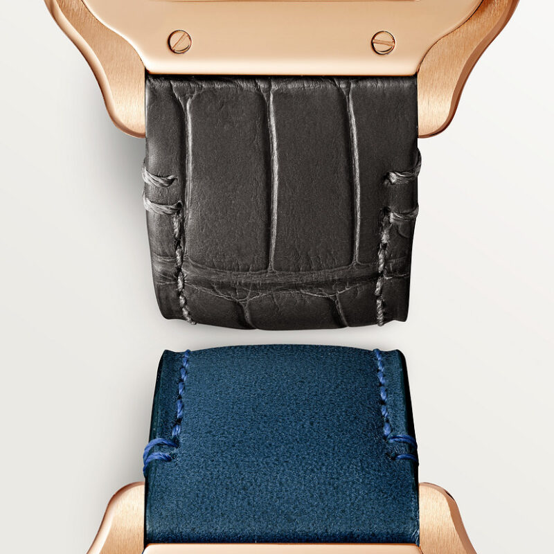SANTOS DE CARTIER WATCH MEDIUM MODEL ROSE GOLD CRWGSA0028 - Image 3