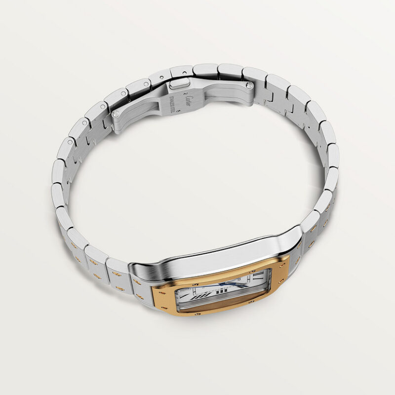 SANTOS DE CARTIER WATCH LARGE MODEL YELLOW GOLD STEEL CRW2SA0009 - Image 10