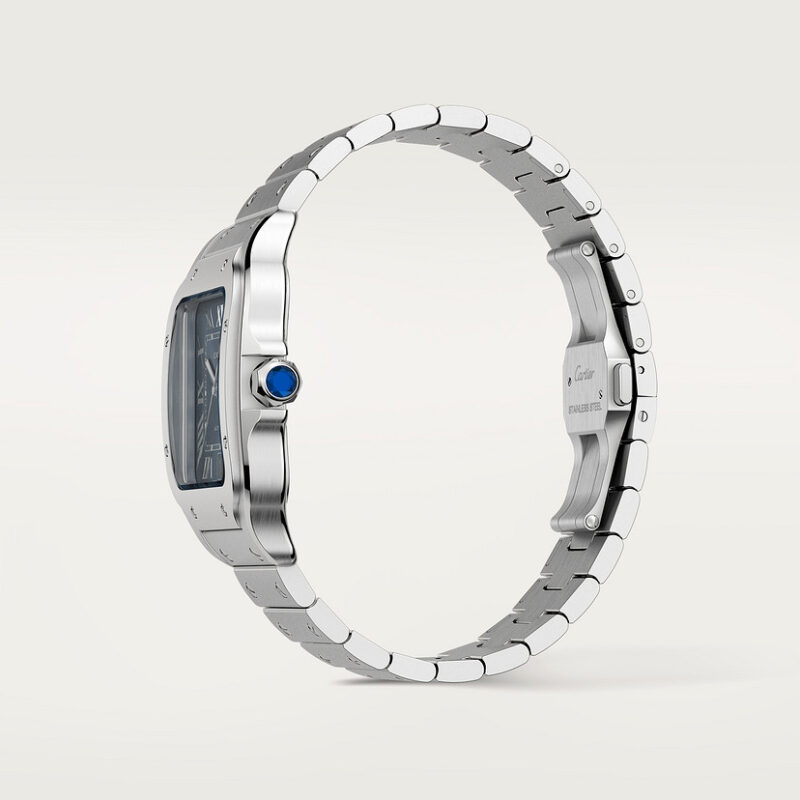 SANTOS DE CARTIER WATCH LARGE MODEL STEEL CRWSSA0030 - Image 6