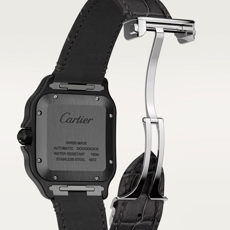 SANTOS DE CARTIER WATCH LARGE MODEL STEEL ADLC CRWSSA0039 - Image 6