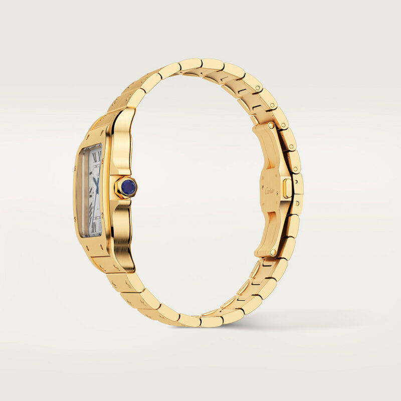 SANTOS DE CARTIER WATCH LARGE MODEL YELLOW GOLD CRWGSA0029 - Image 7