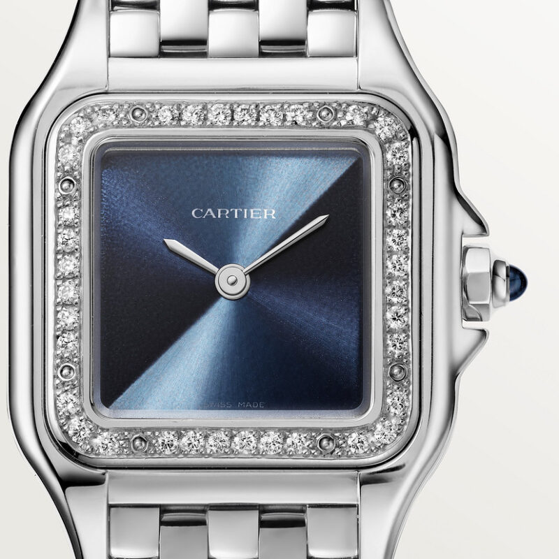 PANTH??RE DE CARTIER WATCH SMALL MODEL QUARTZ MOVEMENT STEEL DIAMONDS CRW4PN0013 - Image 3