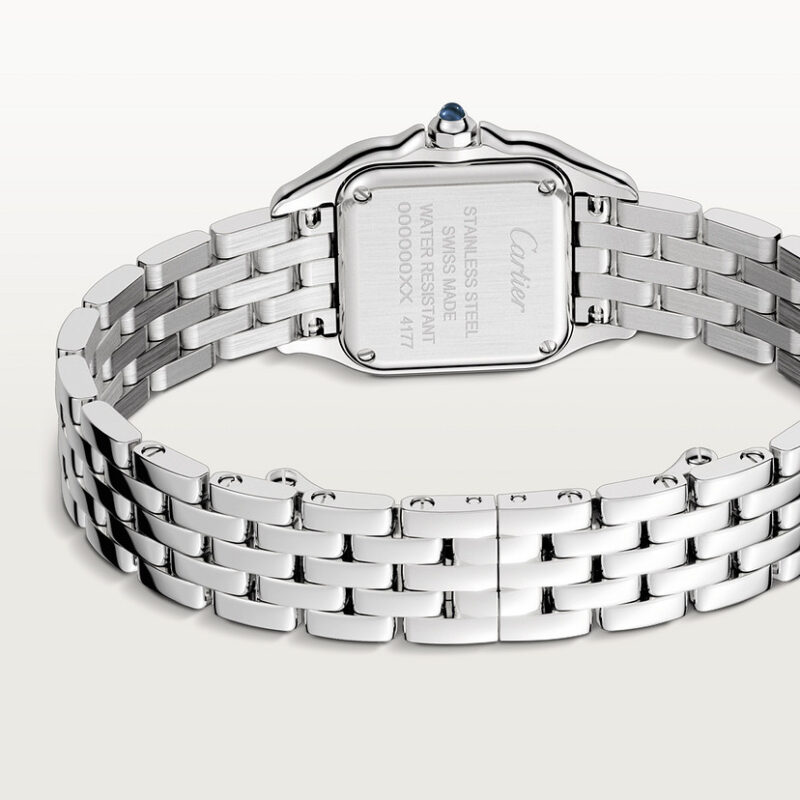 PANTH??RE DE CARTIER WATCH SMALL MODEL QUARTZ MOVEMENT STEEL DIAMONDS CRW4PN0013 - Image 4
