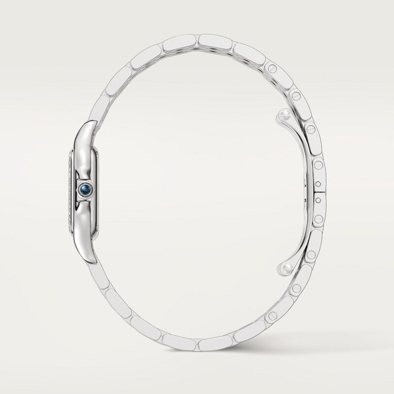 PANTH??RE DE CARTIER WATCH SMALL MODEL QUARTZ MOVEMENT STEEL DIAMONDS CRW4PN0013 - Image 5