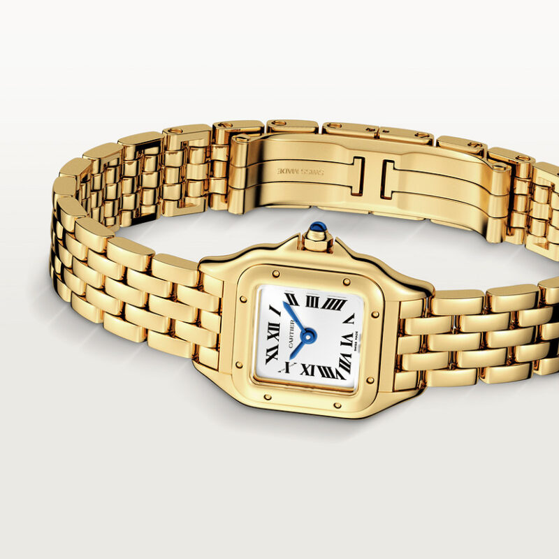 PANTH??RE DE CARTIER WATCH MINI MODEL QUARTZ MOVEMENT YELLOW GOLD CRWGPN0036 - Image 4