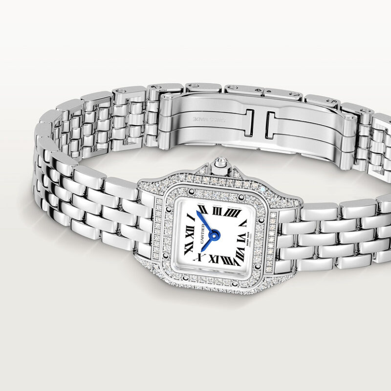 PANTH??RE DE CARTIER WATCH MINI MODEL QUARTZ MOVEMENT WHITE GOLD CRWJPN0046 - Image 5