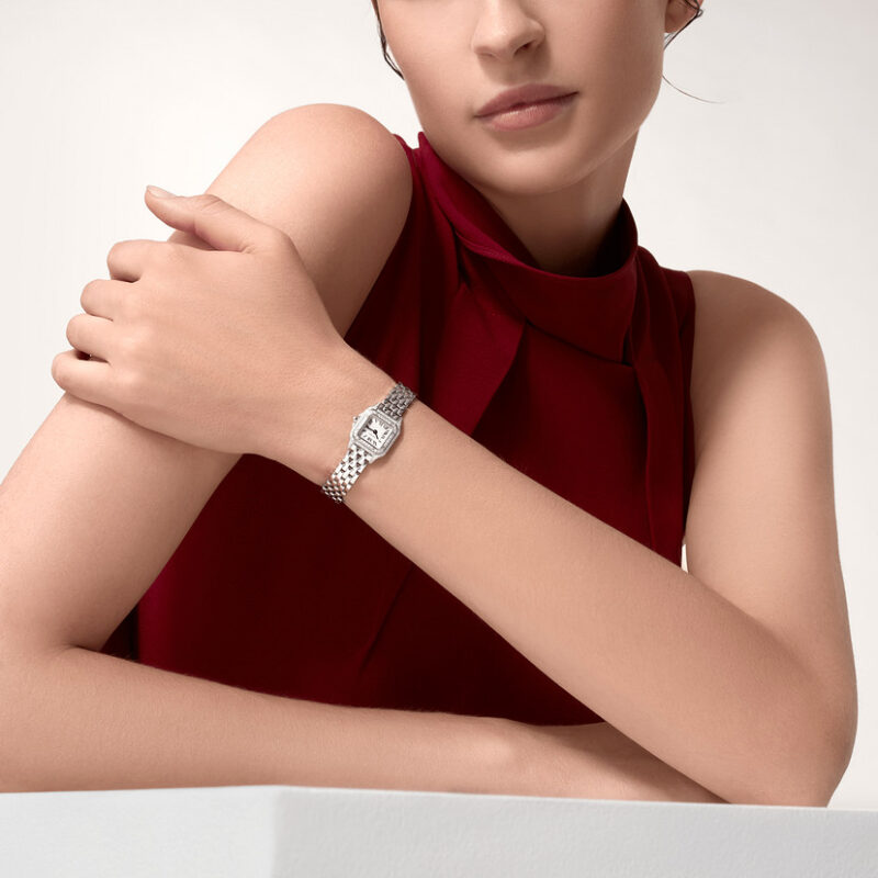 PANTH??RE DE CARTIER WATCH MINI MODEL QUARTZ MOVEMENT WHITE GOLD CRWJPN0046 - Image 6