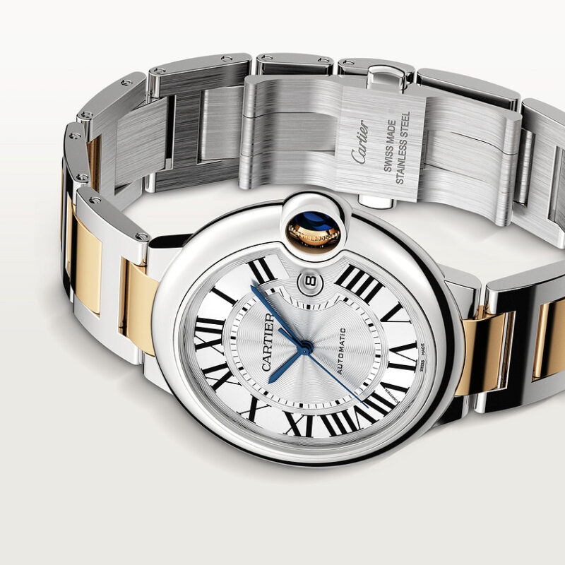 BALLON BLEU DE CARTIER WATCH 42MM YELLOW GOLD STEEL CRW2BB0022 - Image 5