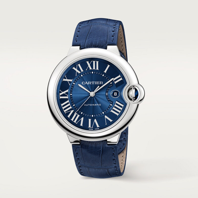 BALLON BLEU DE CARTIER WATCH 42 MM STEEL LEATHER CRWSBB0027 - Image 3