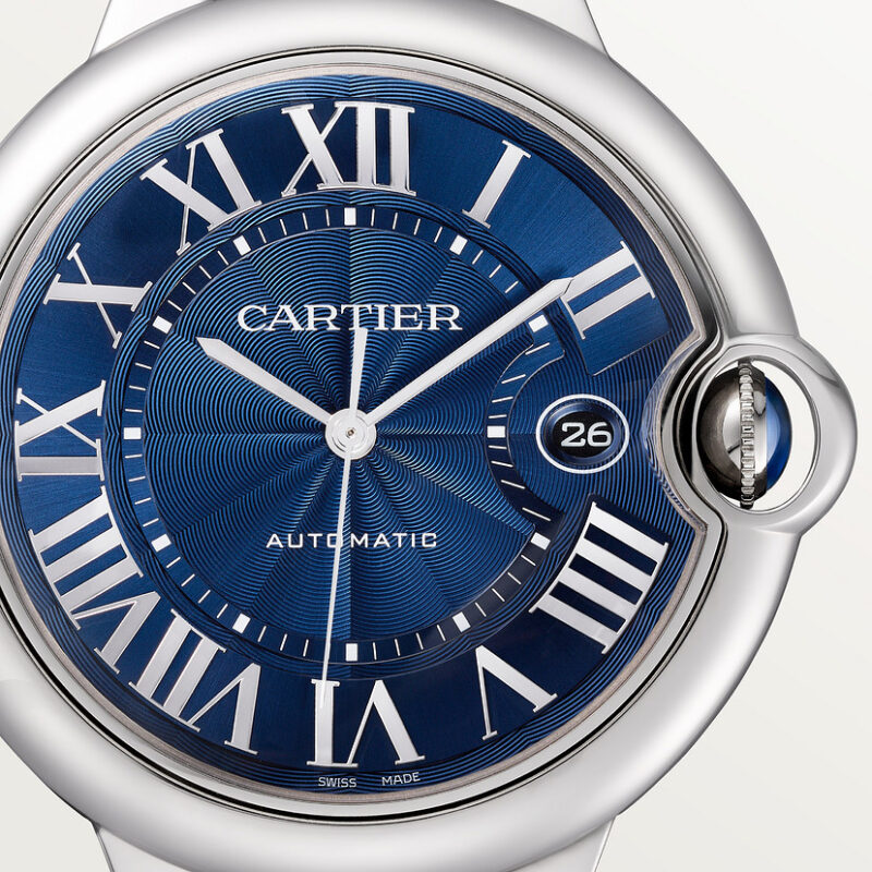 BALLON BLEU DE CARTIER WATCH 42 MM STEEL LEATHER CRWSBB0027 - Image 9