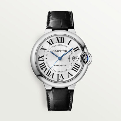 BALLON BLEU DE CARTIER WATCH 40MM STEEL LEATHER CRWSBB0039