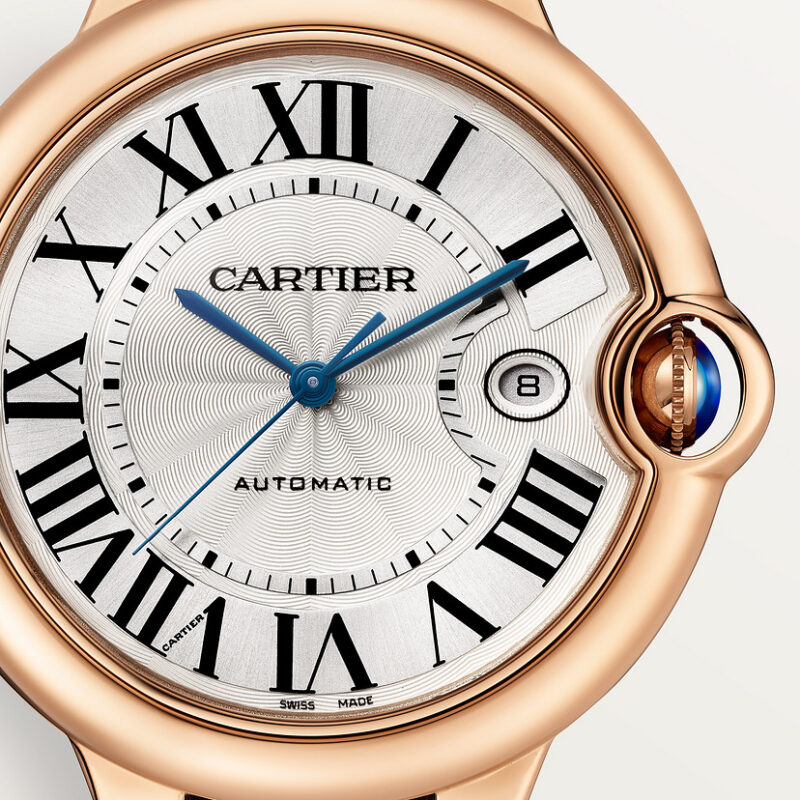 BALLON BLEU DE CARTIER WATCH 42MM ROSE GOLD LEATHER CRWGBB0030 - Image 3