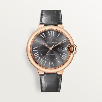BALLON BLEU DE CARTIER WATCH 40 MM 18K ROSE GOLD LEATHER CRWGBB0050