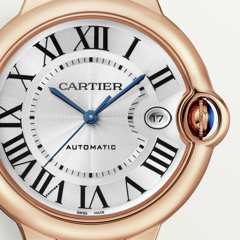 BALLON BLEU DE CARTIER WATCH 40 MM 18K ROSE GOLD LEATHER CRWGBB0035 - Image 2