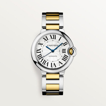 BALLON BLEU DE CARTIER WATCH 36MM YELLOW GOLD STEEL CRW2BB0012