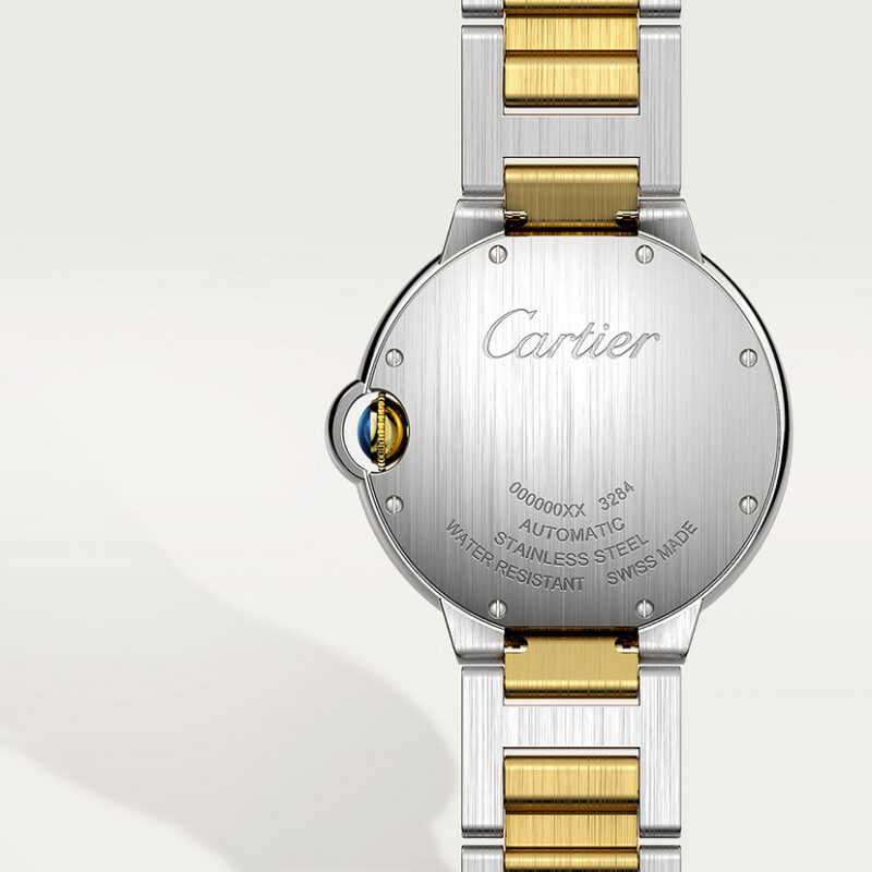 BALLON BLEU DE CARTIER WATCH 36MM YELLOW GOLD STEEL CRW2BB0012 - Image 3