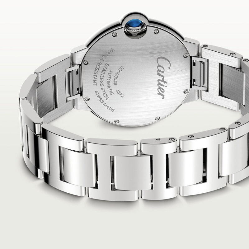 BALLON BLEU DE CARTIER WATCH 36 MM STEEL DIAMONDS CRW4BB0036 - Image 3