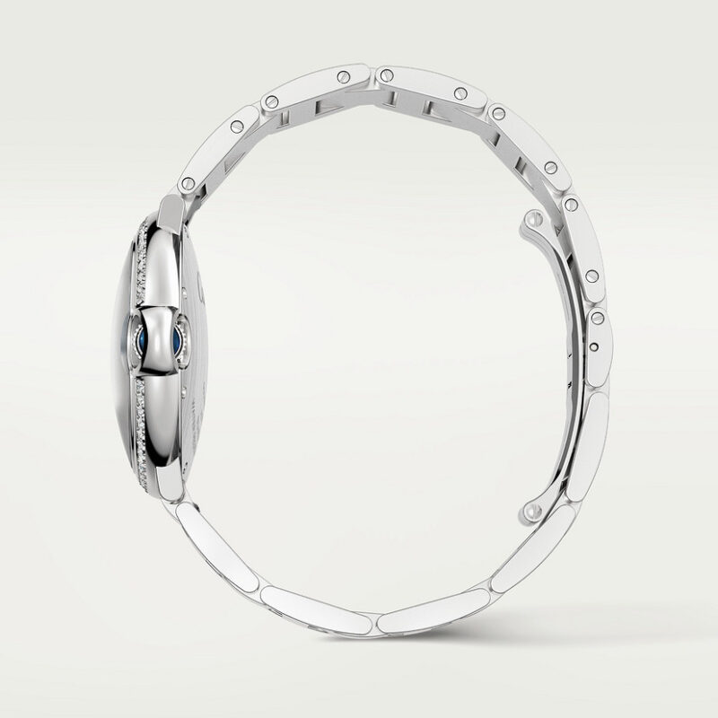 BALLON BLEU DE CARTIER WATCH 36 MM STEEL DIAMONDS CRW4BB0036 - Image 4