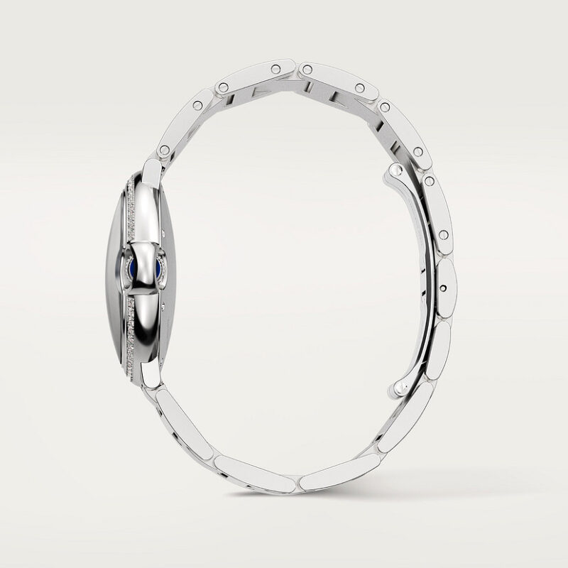 BALLON BLEU DE CARTIER WATCH 36 MM STEEL DIAMONDS CRW4BB0024 - Image 4