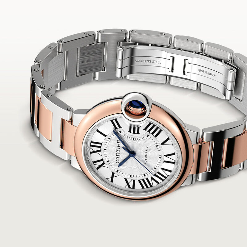 BALLON BLEU DE CARTIER WATCH 36 MM ROSE GOLD STEEL CRW2BB0033 - Image 4