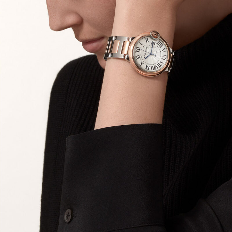 BALLON BLEU DE CARTIER WATCH 36 MM ROSE GOLD STEEL CRW2BB0033 - Image 7