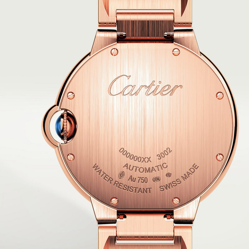 BALLON BLEU DE CARTIER WATCH 36 MM ROSE GOLD DIAMONDS CRWJBB0064 - Image 2