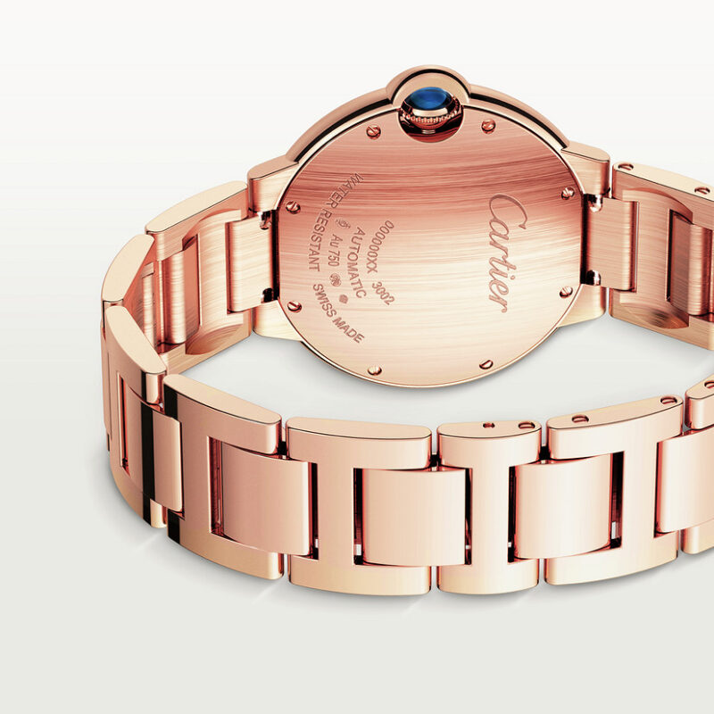 BALLON BLEU DE CARTIER WATCH 36 MM ROSE GOLD DIAMONDS CRWJBB0064 - Image 5