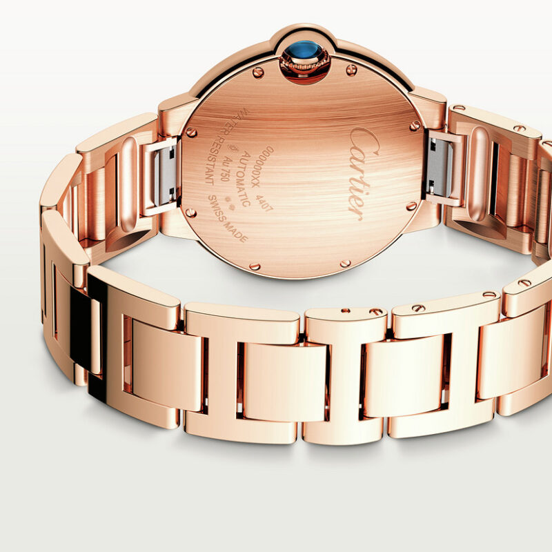 BALLON BLEU DE CARTIER WATCH 36 MM ROSE GOLD DIAMONDS CRWGBB0055 - Image 3