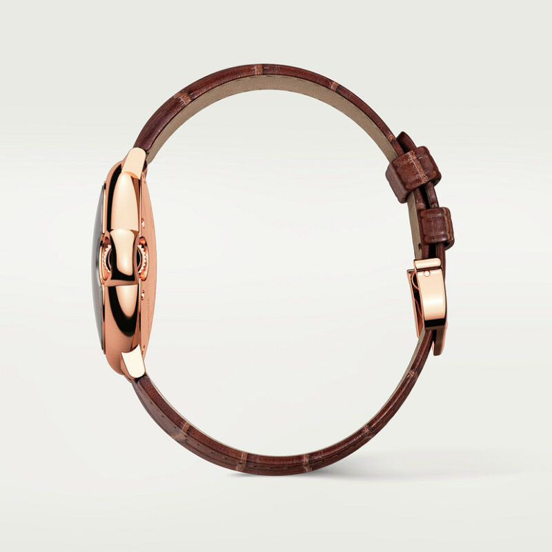 BALLON BLEU DE CARTIER WATCH 33MM ROSE GOLD LEATHER CRW6920097 - Image 6