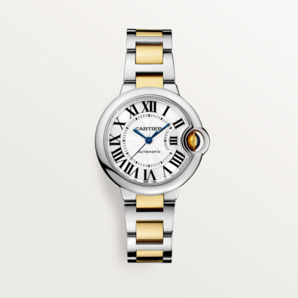 BALLON BLEU DE CARTIER WATCH 33MM YELLOW GOLD STEEL CRW2BB0002