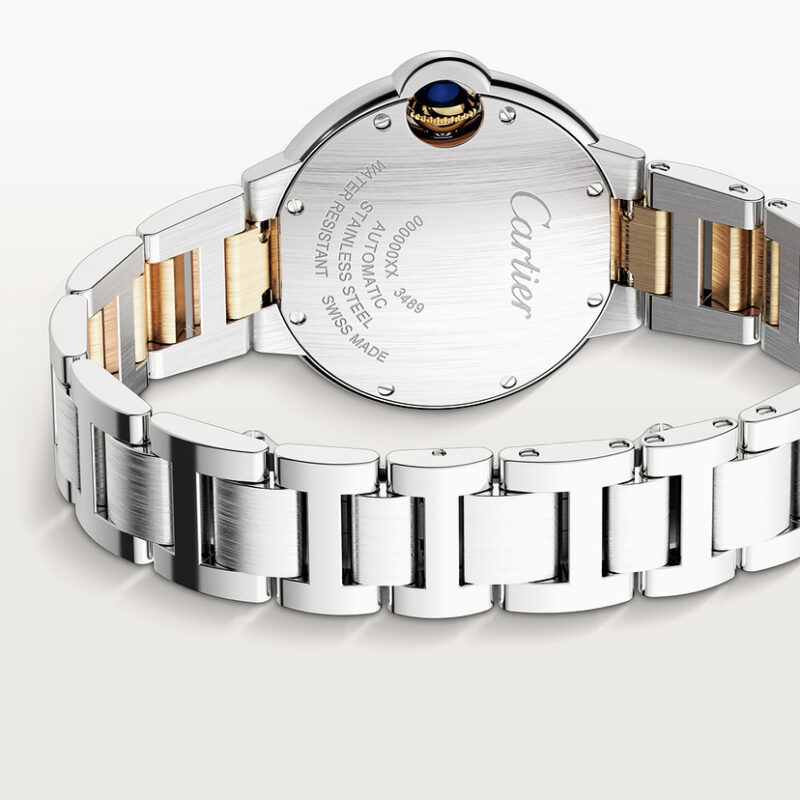 BALLON BLEU DE CARTIER WATCH 33MM YELLOW GOLD STEEL CRW2BB0002 - Image 3