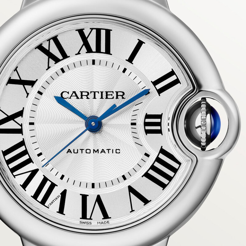 BALLON BLEU DE CARTIER WATCH 33 MM STEEL LEATHER CRWSBB0030 - Image 3