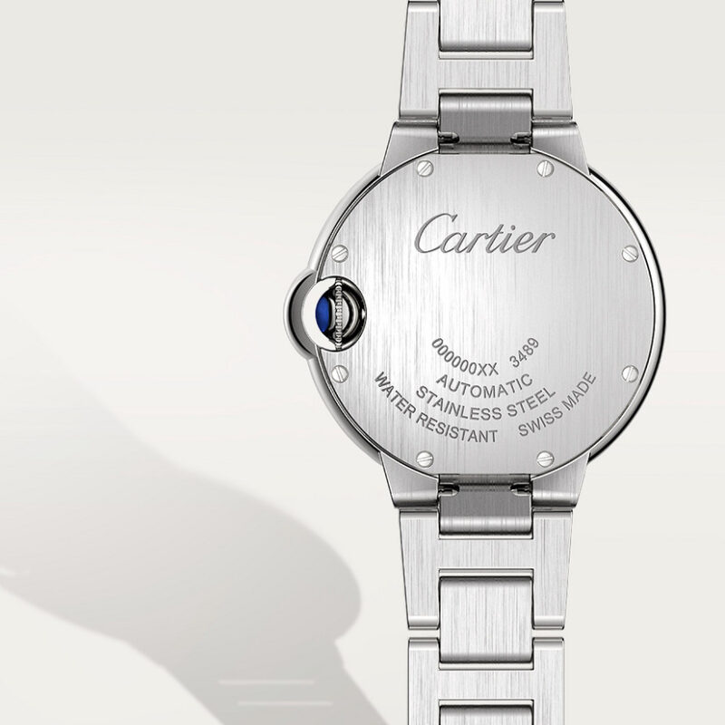 BALLON BLEU DE CARTIER WATCH 33 MM STEEL DIAMONDS CRW4BB0021 - Image 6