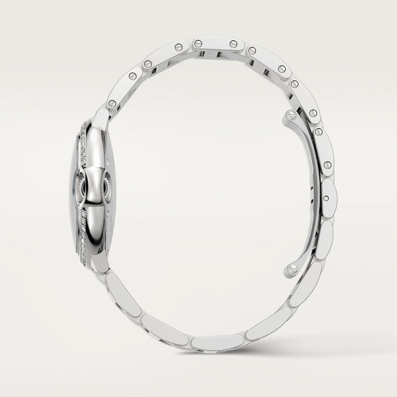 BALLON BLEU DE CARTIER WATCH 33 MM STEEL DIAMONDS CRW4BB0028 - Image 4