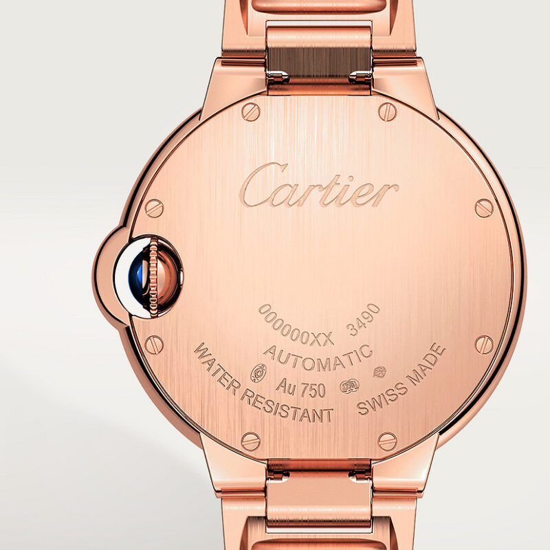 BALLON BLEU DE CARTIER WATCH 33 MM ROSE GOLD DIAMONDS CRWJBB0066 - Image 2